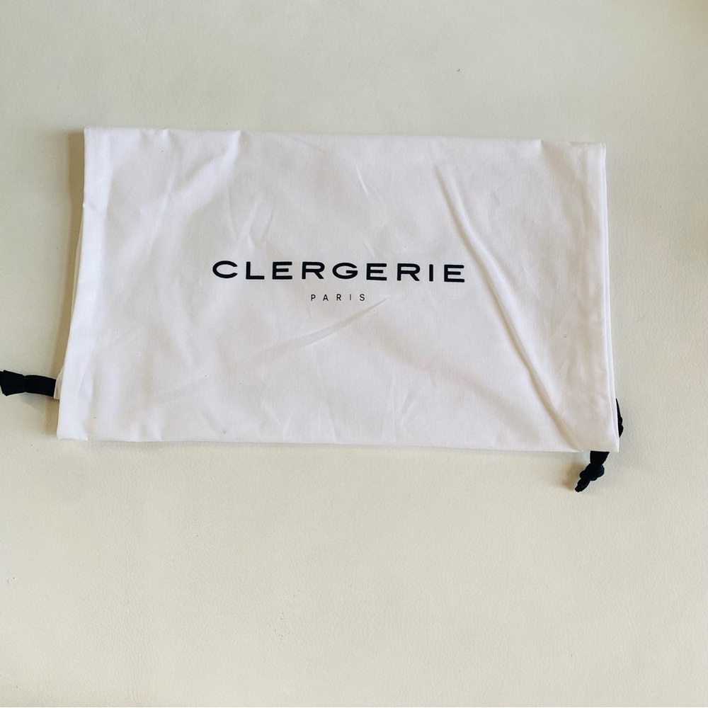 Clergerie White Shoe Dust Bag NEW